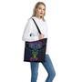 Colorful Spiritual Elephant Print Tote Bag