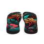 Colorful Tropical Flower Flip Flops.