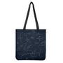 Constellation Sky Map Print Tote Bag