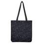 Constellation Space Pattern Print Tote Bag