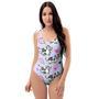 Cow Doodle Print One Piece Swimsuite