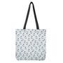 Cow Milk Bottle Pattern Print Tote Bag