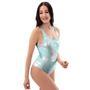 Cute Cat Mermaid Print One Piece Swimsuite