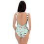 Cute Cow Print One Piece Swimsuite