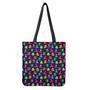 Cute Monster Pattern Print Tote Bag