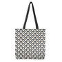 Cute Penguin Face Pattern Print Tote Bag