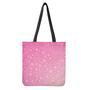 Cute Pink Breast Cancer Pattern Print Tote Bag