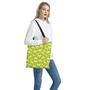 Cute Smiley Cow Pattern Print Tote Bag