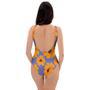 Cute Sunflower One Piece Swimsuite