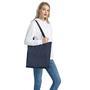 Dark Blue Denim Jeans Print Tote Bag