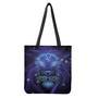 Dark Leo Zodiac Sign Print Tote Bag