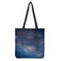 Dark Nebula Universe Galaxy Space Print Tote Bag