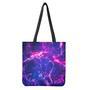 Dark Purple Universe Galaxy Space Print Tote Bag