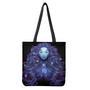 Dark Virgo Zodiac Sign Print Tote Bag