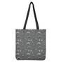 Dinosaur Fossil Pattern Print Tote Bag