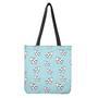 Doodle Cow Pattern Print Tote Bag