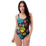 Doodle Paw One Piece Swimsuite