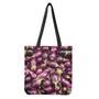 Eggplant Print Tote Bag