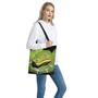 Emerald Tree Boa Snake Print Tote Bag