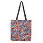 Ethnic Bohemian Mandala Pattern Print Tote Bag