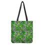 Exotic Tropical Leaves Pattern Print Tote Bag