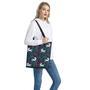 Fairy Floral Unicorn Pattern Print Tote Bag