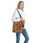 Fall Leaves Hunting Camouflage Print Tote Bag