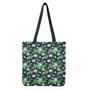 Flower And Leaf Lotus Pattern Print Tote Bag