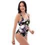 Flower Skull One Piece Swimsuite