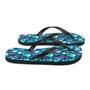 Fluorite Gemstone Pattern Flip Flops