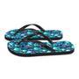 Fluorite Gemstone Pattern Flip Flops