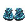 Fluorite Gemstone Pattern Flip Flops