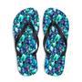 Fluorite Gemstone Pattern Flip Flops