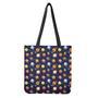 Food Planets Pattern Print Tote Bag