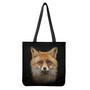 Fox Portrait Print Tote Bag