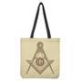 Freemasonry Symbol Print Tote Bag