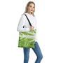 Fresh Cabbage Leaf Print Tote Bag