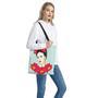 Frida Kahlo And Floral Print Tote Bag