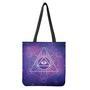 Galaxy Eye Of Providence Print Tote Bag