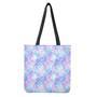 Galaxy Mermaid Scales Pattern Print Tote Bag