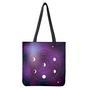 Galaxy Moon Phase Print Tote Bag