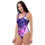 Galaxy Night Print One Piece Swimsuite