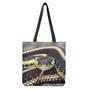 Garter Snake Print Tote Bag