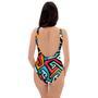 Geometric Graffiti Psychedelic One Piece Swimsuite