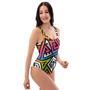 Geometric One Piece Swimsuite