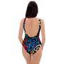 Geometric Print One Piece Swimsuite