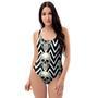 Geometric Skull One Piece Swimsuite