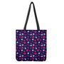 Girly Heart And Butterfly Pattern Print Tote Bag