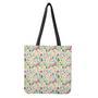 Girly Spring Flower Pattern Print Tote Bag