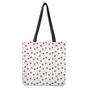 Glasses Of Wine Pattern Print Tote Bag